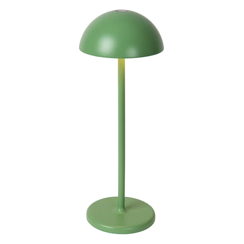 Lucide JOY - Oplaadbare Tafellamp Binnen/Buiten - Accu/Batterij - Ø 12 cm - LED Dimb. - 1x1,5W 3000K - IP54 - Groen - detail 1